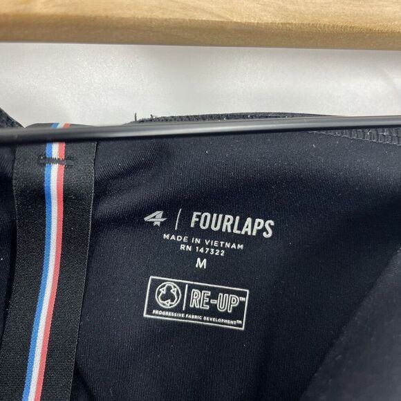 Anthropologie Fourlaps Leggings Size Medium Women Red Pink Plyo Workout Athletic - Picture 4 of 10